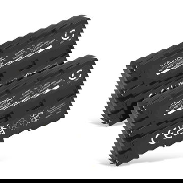 2x Battery for Sony SLT-A58 SLT-A77 SLT-A65 SLT-A57 ILCA-77M2 SLT-A99 DSLR-A200 A68 A7 II 1400mAh from CELLONIC