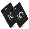 2x Batterie 900mAh