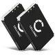 2x Battery (1300mAh, 3.7V)