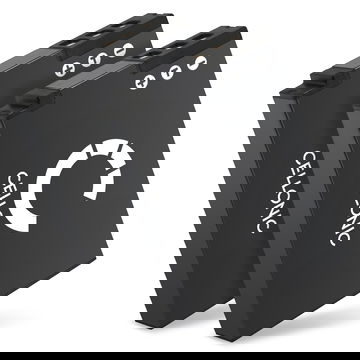 2x Batterij voor Nikon A900 W300 A1000 S9900 S9700 S9500 S9300 S9100 S8200 S6300 S6200 S31 AW130 EN-EL12 1100mAh van CELLONIC