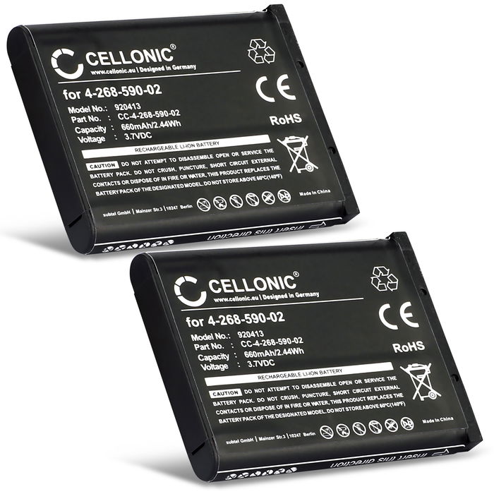 2x Panasonic KX-UDT131 Battery 660mAh from CELLONIC