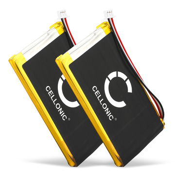 2x AHL03714000,VF8 GPS accu voor TomTom GO 530, GO 630, GO 720, GO 730, GO 930, Traffic, SatNav - 1300mAh vervangende batterij navigatie