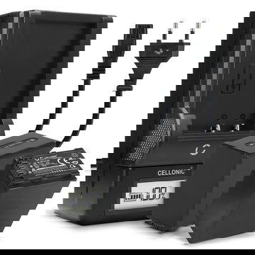 Pack de 2x batteries AC-VQV10 BC-TRV 3300mAh pour appareil photo Sony DCR, DEV, FDR, HDR - Avec chargeur NP-FV100 et câble d'alimentation