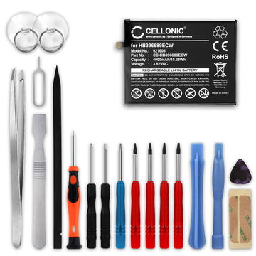 Batterij voor smartphone Huawei Mate 9 / 9 Pro - HB396689ECW 4000mAh + Schroevendraaier-set vervangende gsm accu inc. toolkit - gereedschapsset