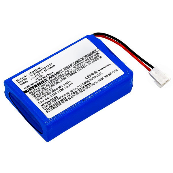 CTMS Eurodetector Batterie 1000mAh de subtel