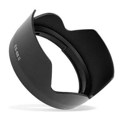 ES-68 II Camera Lens Hood for Canon EF 50mm f/1.8 STM - Plastic Bayonet Flower / Tulip / Petal Lens Shade from CELLONIC