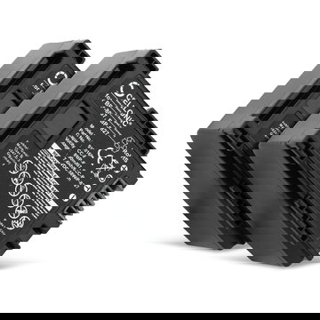 2x Batterie 890mAh pour appareil photo Canon LEGRIA, VIXIA - Remplacement modèle BP-807 BP-809 BP-819 BP-827