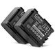 2x 890mAh 7.4V