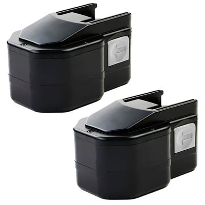 2x Batterij voor AEG BDSE 14 T Super Torque, SB2E 14.4 T Super Torque, BSB 14 STX, BS 14 X, BBS 14 KX Raptor 14.4V 3Ah NiMH van CELLONIC