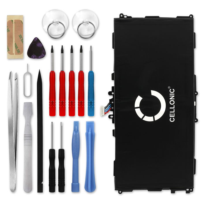 Samsung GT-P5210 Galaxy Tab 3 10.1 Batterie + kit d'outils 6800mAh de CELLONIC
