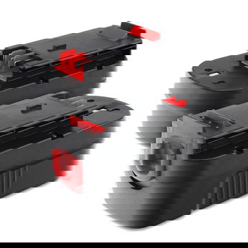 2x Batterij compatibel met Black & Decker Firestorm FS18/FS1800/FS1800CS/FS1800D - A18, 244760-00, A1718, A18E, HPB18, HPB18-OPE 3Ah vervangende accu reservebatterij extra energie