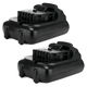 2x 2000mAh 10.8V