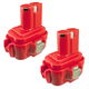 2x 3000mAh 9.6V