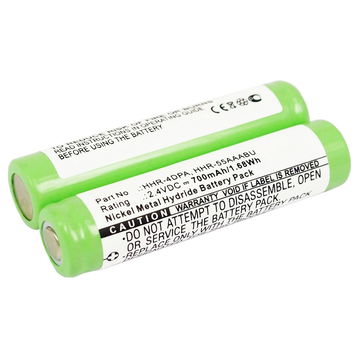 Batterie Panasonic KX-TG1031S, KX-TG1032, KX-TG1033, KX-TG1034, KX-TG1043, KX-TG1061, KX-TG1062 HHR-55AAAB (700mAh, 2.4V) de CELLONIC