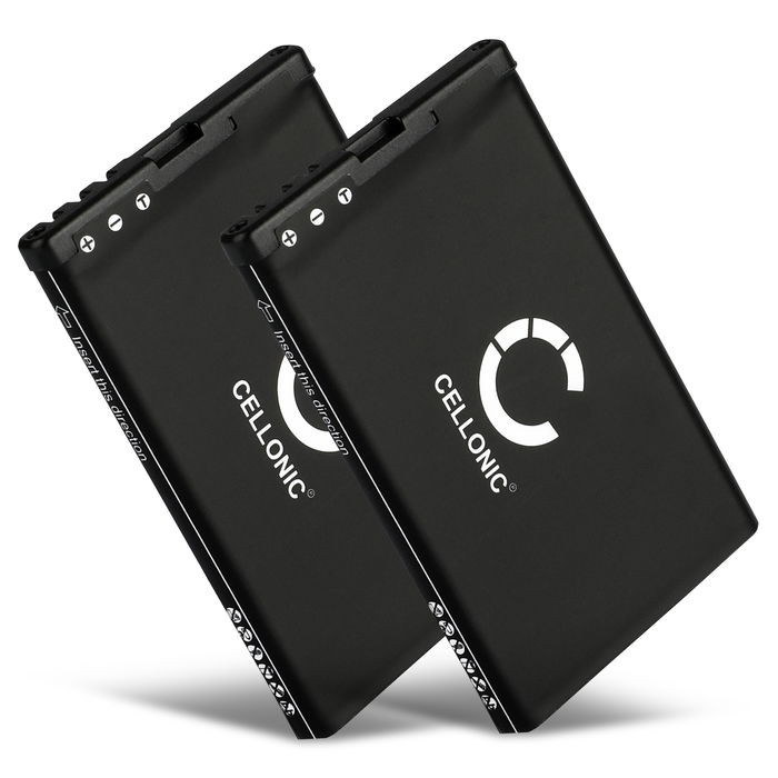 2x Siemens Gigaset SL930 Accu Batterij 1300mAh van CELLONIC