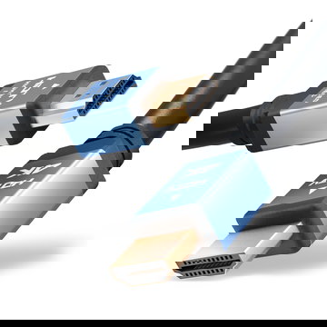 Câble Standard HDMI Type A pour Sony Playstation 5, Nintendo Switch, PS4, Xbox Series X, Xbox Series S, PS3 - Cable HDMI 2.0 de 3m pour TV, DVD, Blu-Ray, Caméra, Moniteur