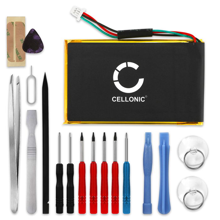 Garmin nüvi 765 Accu Batterij + Schroevendraaier-set 1250mAh van CELLONIC