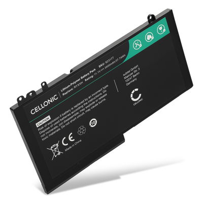 Batterij voor Dell Latitude 5450, E5450, E5550, 5550, E5570, E5270, 12 E5250, 3160, 93FTF Laptop - 3400mAh 11.1V 