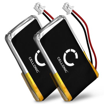 2x Batterie Plantronics CS55, CS351, CS520, CS510, Savi 720, 420, 710, W420, W720, C65, HL10, W710 65358-01,64399-03 (240mAh, 3.7V) de CELLONIC