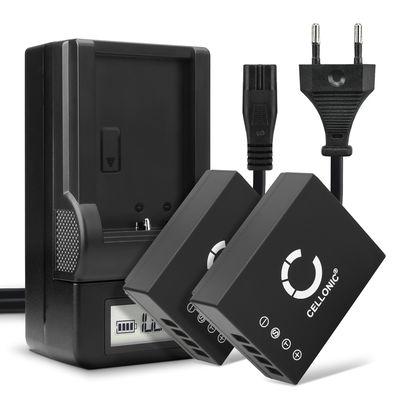 2x Accu voor Fuji FujiFilm X-T2 X-T20 X-T10 X-T1 X-Pro2 X-Pro1 X-A3 X-A2 X-A1 X-A10 X-E2 X-E2s X-E1 X-A10 camera - NP-W126 1140mAh + Oplader BC-W126 Vervangende batterij fototoeste, oplader, oplaadkabel