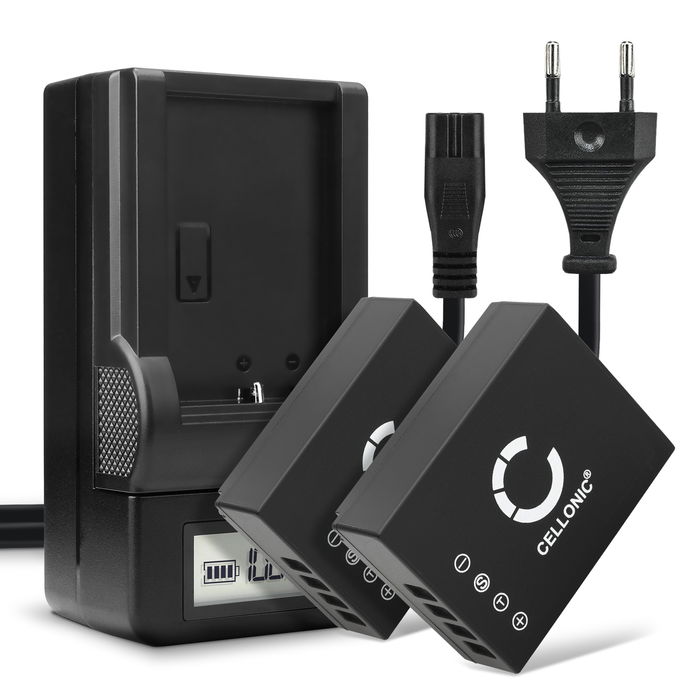 2x FujiFilm NP-W126S Batterie + Chargeur 1140mAh de CELLONIC