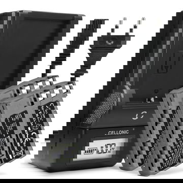 2x Accu voor Nikon D300S D300 D100 D200 D50 D70 D700 D70s D80 D90 D900 camera - EN-EL3 EN-EL3e EN-EL3a 1600mAh + Oplader MH-18a Vervangende batterij fototoeste, oplader, oplaadkabel