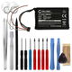 1x Accu 361-00035-15 1200mAh + Gereedschapsset 17dlg