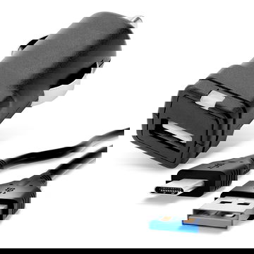 Chargeur allume-cigare voiture USB C Type C pour Blackview BV9900, BV9800 Pro, BV9700 Pro, BV6800 Pro, BV6600, BV6300 Pro - 1m 5V 3A, 3000mA