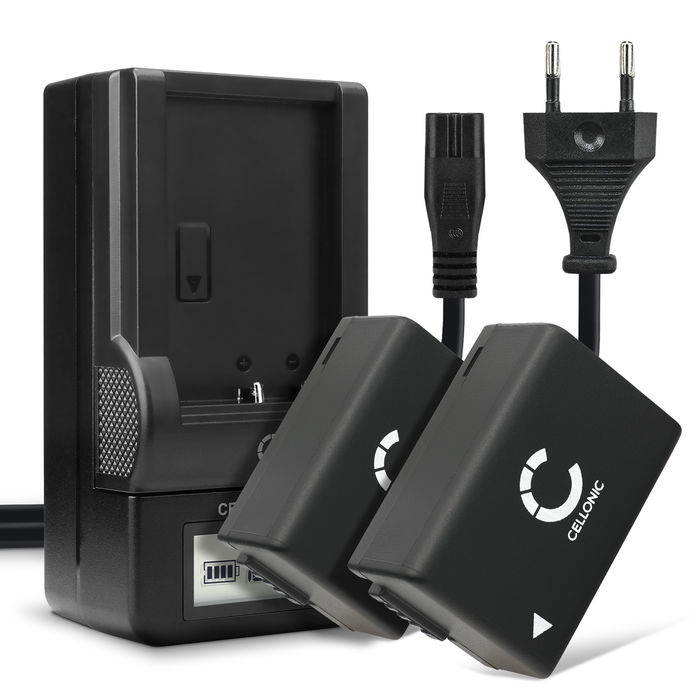 2x Panasonic Lumix DMC-FZ48 Batterie + Chargeur 800mAh de CELLONIC