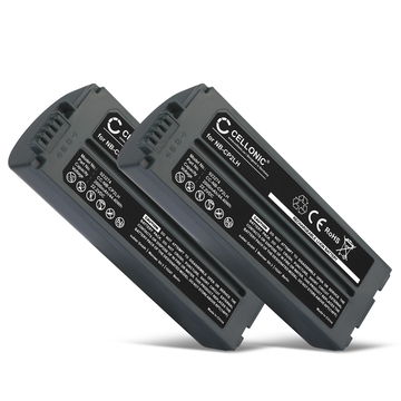 2x Batterij voor Canon Selphy CP1500, CP1300, CP1200, CP1000, CP910, CP900, CP810, CP800, CP780, CP510 2000mAh van CELLONIC