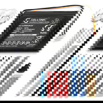 GPS vervangende Batterij compatibel met TomTom Rider, One XL iQ Routes New Edition One 1st Navigatie - 800mAh 3.6V - 3.7V vervangaccu & + Schroevendraaier-set batterij toolkit gereedschapset