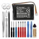 1x 800mAh 3.7V + kit d'outils