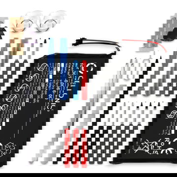 GPS vervangende Batterij compatibel met Garmin Camper 760 Nüvi 2689 2757 2797 Dezl 760 NüviCam Navigatie - 1500mAh 3.6V - 3-7V vervangaccu & + Gereedschapsset 17dlg batterij toolkit gereedschapset