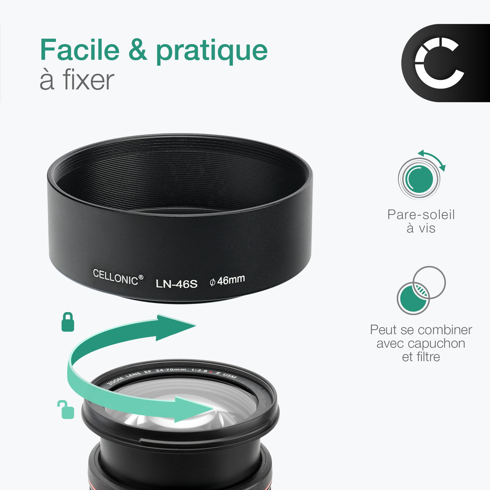 PARASOLEIL SOOMP POUR SUMMAR 50mm A VIS | Leica Camera France Occasion