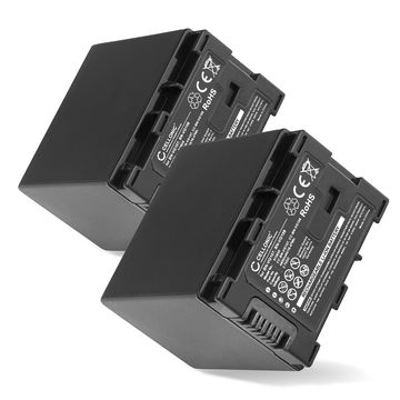 2x Batterij voor JVC GZ-HM650 GZ-MG750 GZ-MS110 GZ-MS210 GZ-MS215 GZ-MS216 BN-VG107 -VG108 -VG114 -VG121 Accu (4450mAh, 3.7V) van CELLONIC