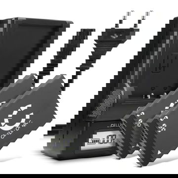 2x Accu voor Panasonic Lumix DMC-FT30, -FT25, DMC-FS45, -FS40, -FS35, DMC-SZ7, -SZ1, DMC-FX90 camera - DMW-BCK7 NCA-YN101H 700mAh + Oplader DE-A92A Vervangende batterij fototoeste, oplader, oplaadkabel