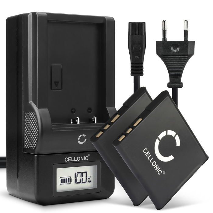 2x Sony Cyber-shot DSC-W310 Batterie + Chargeur 580mAh de CELLONIC