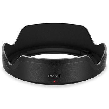 EW-60E Camera Zonnekap voor Canon EF-M 11-22mm f/4-5.6 IS STM – Plastic bajonet Tulp / Petal Zonnekap van CELLONIC