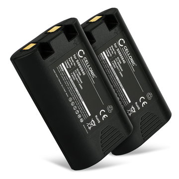 2x Vervangende batterij S0895840,W002856 voor DYMO LabelManager 360D, 420P, Rhino 4200, 5200, 3M PL200 mobiele printer - 1600mAh accu fotoprinter, labelprinter