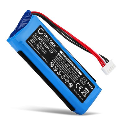 Vervangende batterij voor JBL Charge 3 speaker - GSP1029102A 6000mAh - Charge 3 accu vervangen - replacement accu bluetooth luidspreker battery luidspreker