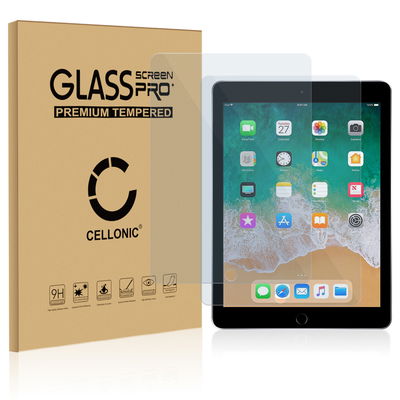 2x Protection d'écran en verre pour tablette Apple iPad Air 2 / iPad Pro 9.7" / iPad 5 / iPad 6 (2.5D, haute résistance 9H, 0,33mm, Full Glue)