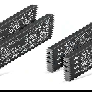 2x Batterie pour Besteker Pro 4K AC1, Ordro HDV-D320, HDV-D325, HDV-D395, HDV-D80S de CELLONIC