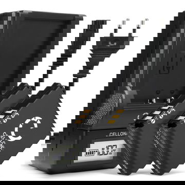 Pack de 2x batteries CGA-S005 DMW-BCC12 1100mAh pour appareil photo Panasonic Lumix LX3 LX1 LX2 LX9 FX01 FX07 FX3 FX8 FX9 FX10 FX12 FX50 FX100 FX150 CGAS005 - Avec chargeur DE-A11B DE-A12 et câble d'alimentation