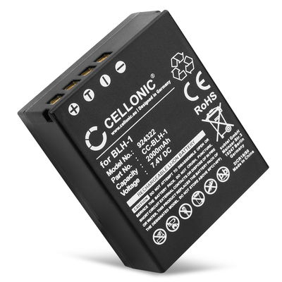 Batterie pour Olympus EM1 Mark II, EM1 Mark III, E-M1X, BLH-1 2000mAh de CELLONIC