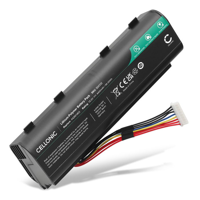 Batterij voor ASUS G751J / G751JL / G751JM Laptop - 4400mAh 15V