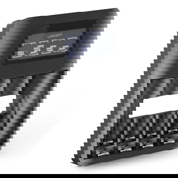 CELLONIC Chargeur de piles AA et AAA (NiMH) en USB , 4 compartiments | Rechargeables intelligent, Protection contre la surcharge