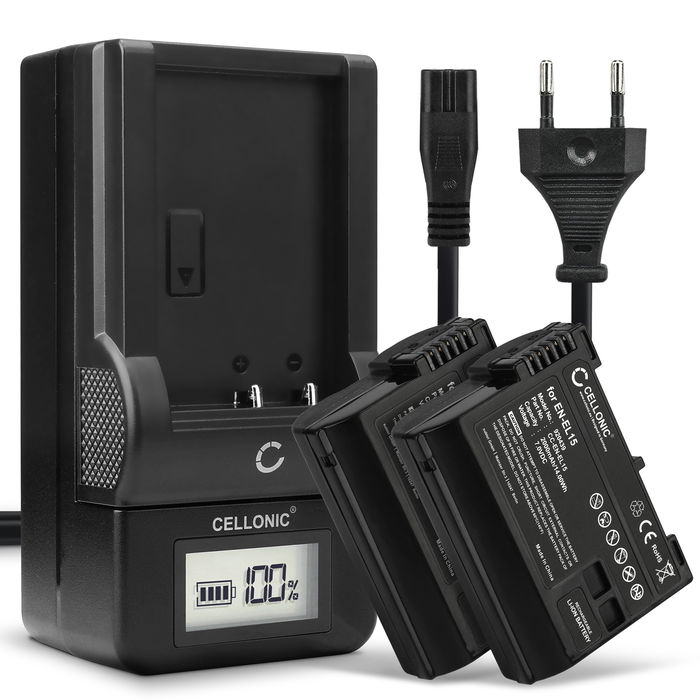 2x Nikon Coolpix 5000 Accu Batterij