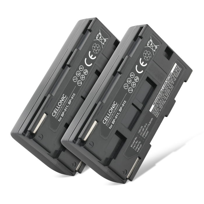 2x Canon XF100 Accu Batterij 2000mAh van subtel