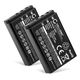 2x Accu Li-Ion 3.7V 1400mAh