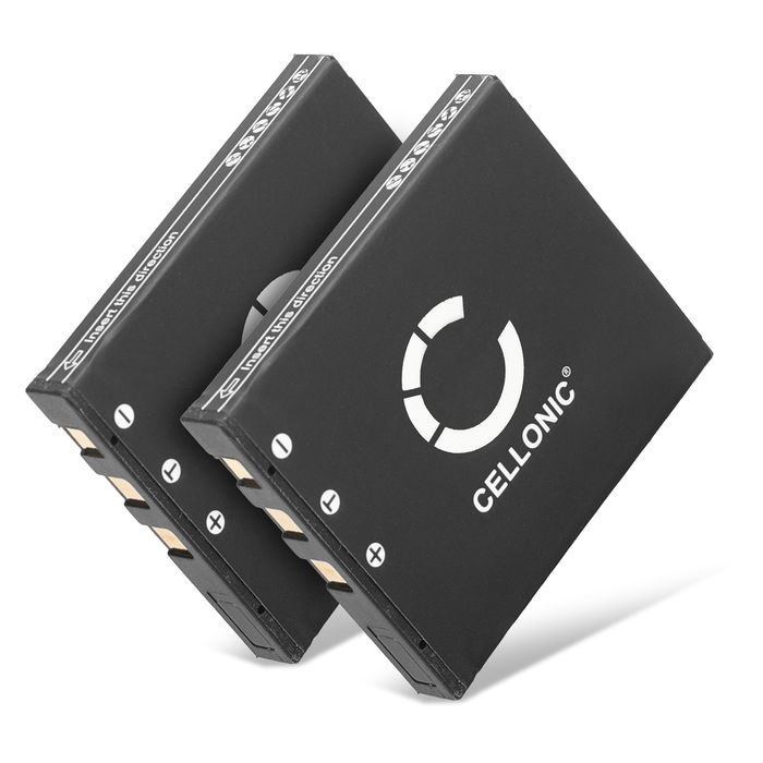 2x Pentax Optio E65 Batterie